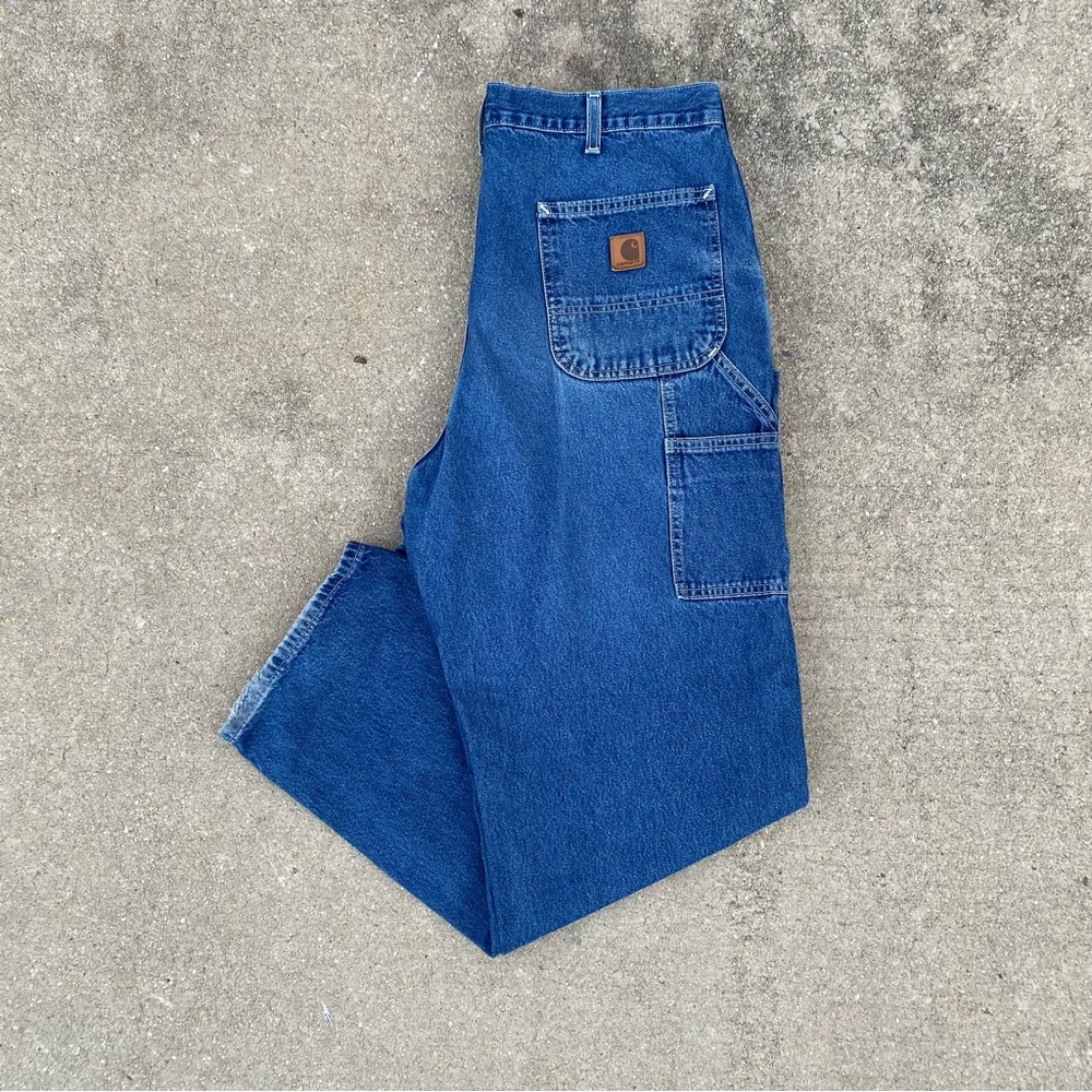 Mens Baggy Carhartt Jeans 38x32